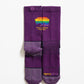Back and front of pride crew sock